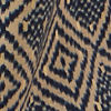 Navy Blue Grid Printed Kurta Set
